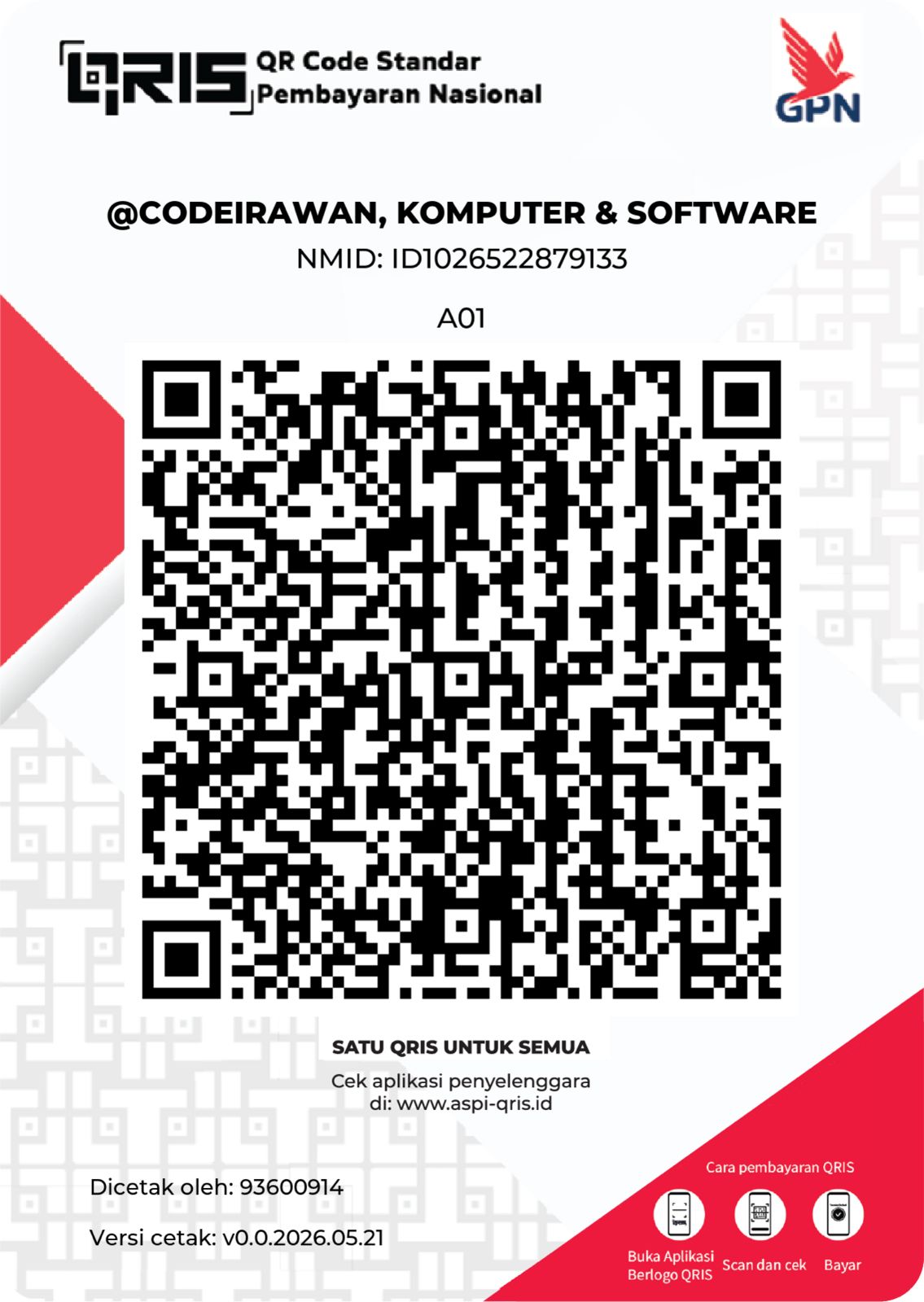 QRIS @codeirawan